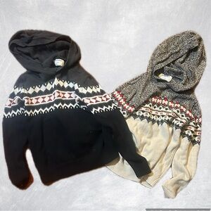 2 Old Navy Boys Size 6/7 Hooded Sweaters